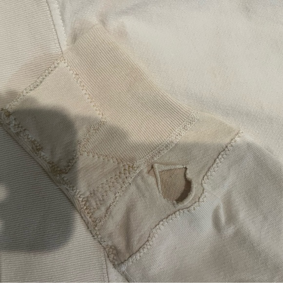 Current/elliott cream crew neck sweatshirt - Picture 3 of 8